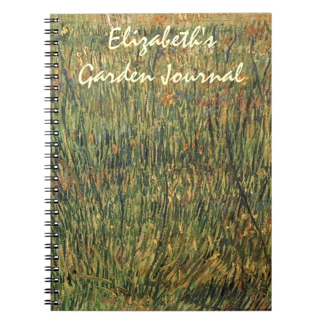 Caderno Espiral Vincent van Gogh - Pastagem em Bloom (Frente)