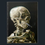 Caderno Espiral Vincent van Gogh Smoking Skeleton<br><div class="desc">Fumante Skeleton pintado por Vincent van Gogh em 1886.</div>