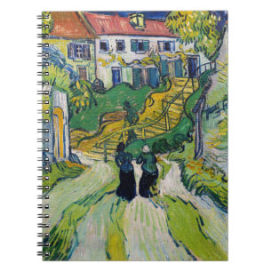 Caderno Espiral Vincent van Gogh - Stairway em Auvers