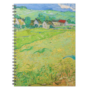 Caderno Espiral Vincent van Gogh - Vista dos navios perto de Auver