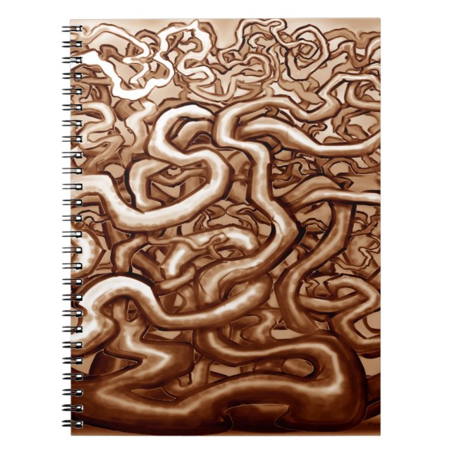 Caderno Espiral Vinhas de castanha (Frente)