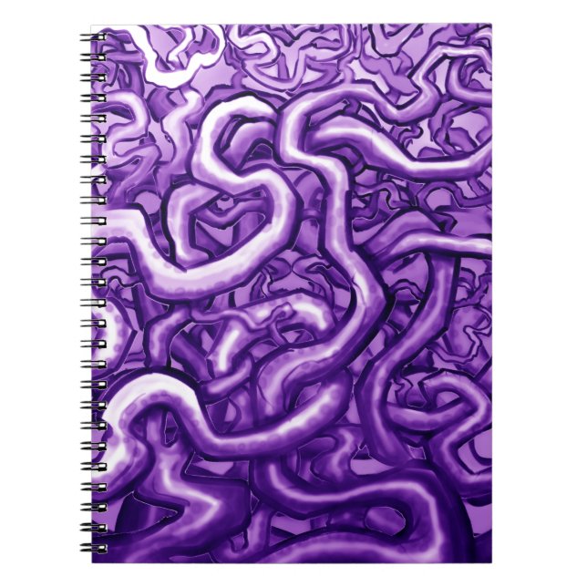 Caderno Espiral Vinhas de Roxo (Frente)