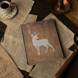 Caderno Espiral Vintaga Beauty Wood & Deer