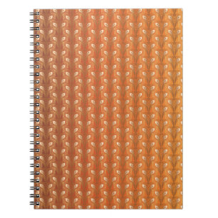 Caderno Espiral Vintage art deco gold paciock