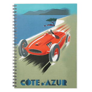 Caderno Espiral Vintage Auto Racing