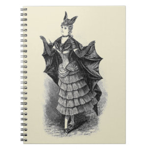 Caderno Espiral Vintage Bat Ladies