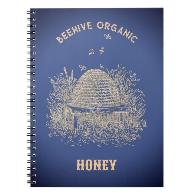 Caderno Espiral Vintage Beehive (Frente)