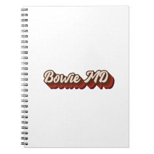 Caderno Espiral Vintage Bowie Maryland