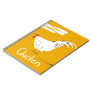 Caderno Espiral Vintage Chicken