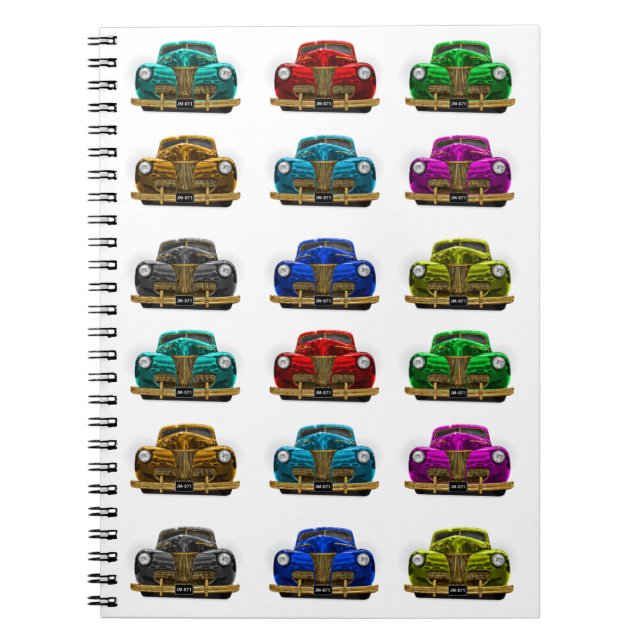 Caderno Espiral Vintage clássico (Frente)