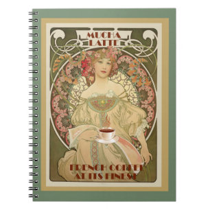 Caderno Espiral Vintage Coffee Poster