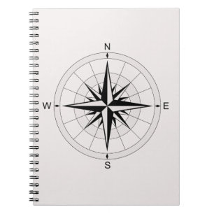 Caderno Espiral Vintage Compass Rosa