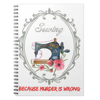 Caderno Espiral Vintage, costuração vitoriana