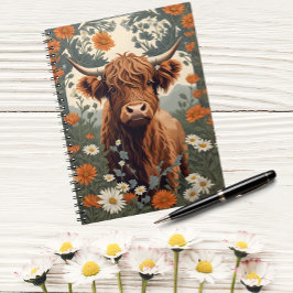 Caderno Espiral Vintage Cow Highland