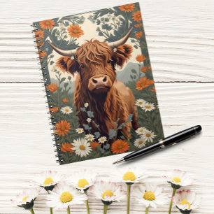 Caderno Espiral Vintage Cow Highland
