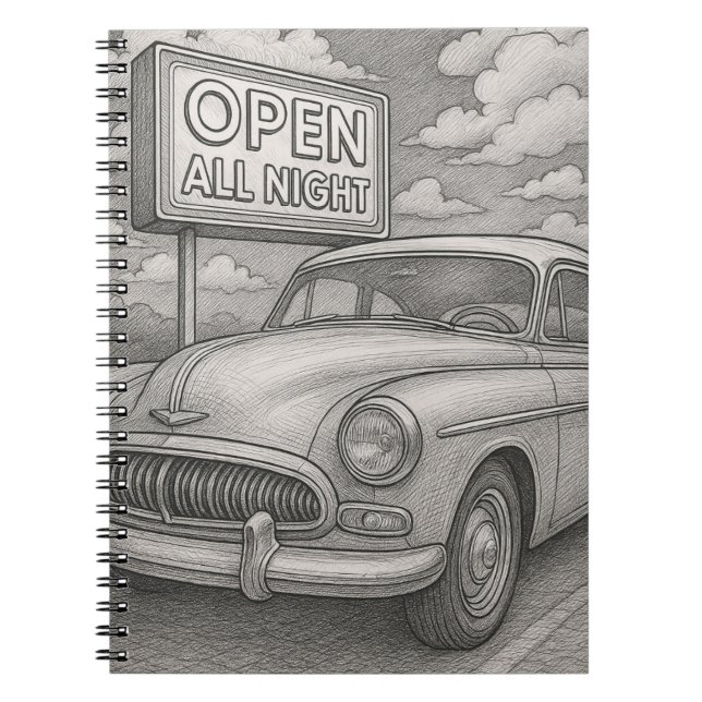 Caderno Espiral Vintage Cruiser Notebook (Frente)