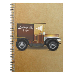 Caderno Espiral Vintage Delivery Van