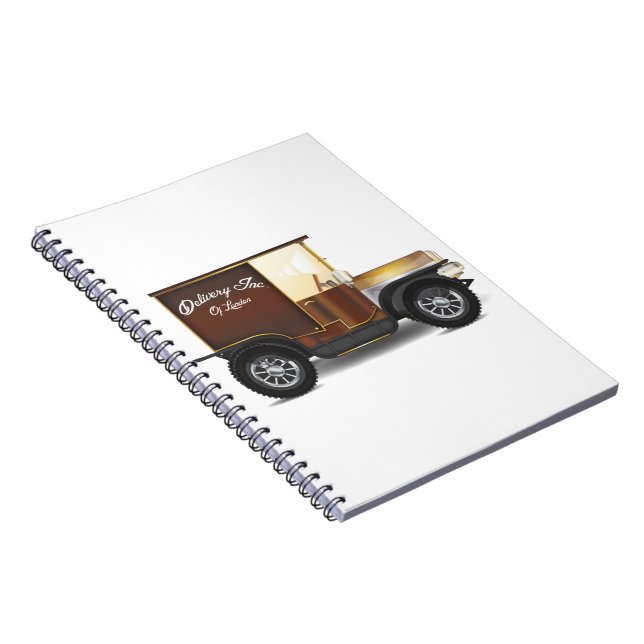 Caderno Espiral Vintage Delivery Van (Lado Direito)