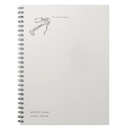 Caderno Espiral Vintage Epistolary Aesthetic Sealed Key