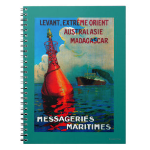 Caderno Espiral Vintage extremo PosterEurope de Levant Oriente