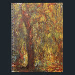 Caderno Espiral Vintage Fine Art, Claude Monet<br><div class="desc">Chorando Willow (c. 1919) por Claude Monet é uma pintura impressionista de natureza selvagem de paisagens de arte. Faz parte de uma série de pinturas florestais de árvores salgadas que Monet pintou em seus jardins em Giverny, França. Um pomar de árvores na estação do outono com lindas cores das folhas...</div>
