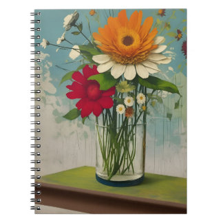 Caderno Espiral vintage flower 3