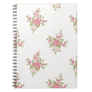 Caderno Espiral Vintage flower power