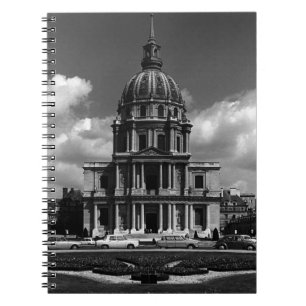 Caderno Espiral Vintage France Santo da Igreja Paris Louis Invalid