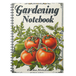 Caderno Espiral Vintage Gardening