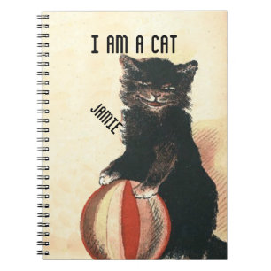 Caderno Espiral Vintage HALLOWEEN Black Cat