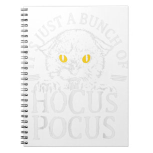 Caderno Espiral Vintage Halloween Black Cat É só um monte de H