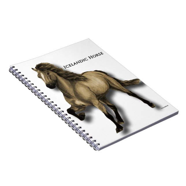 Caderno Espiral Vintage islandês (Lado Direito)