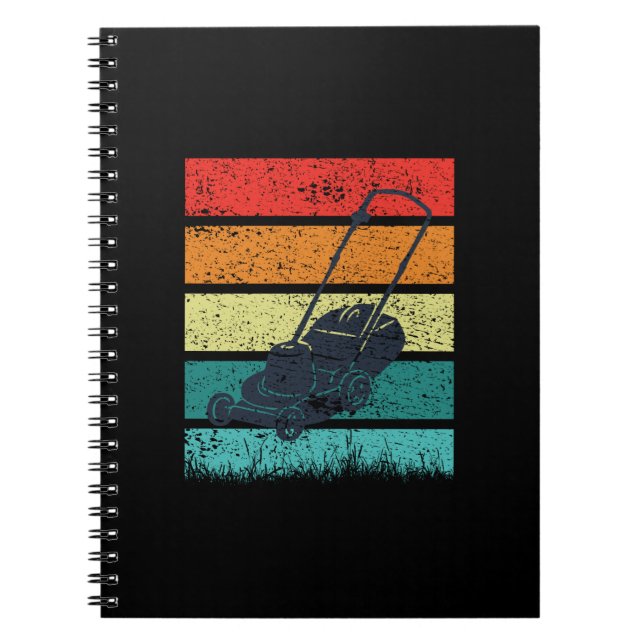 Caderno Espiral Vintage Lawn Mower (Frente)
