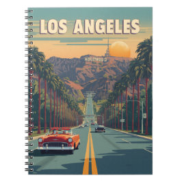 Caderno Espiral Vintage Los Angeles