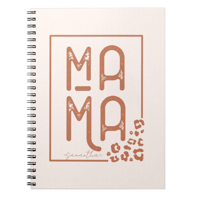 Caderno Espiral Vintage Mama (Frente)