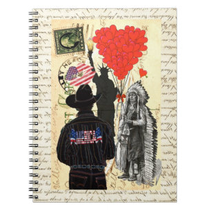 Caderno Espiral Vintage Merica