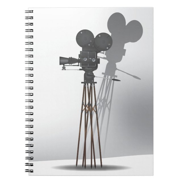 Caderno Espiral Vintage Movie (Frente)