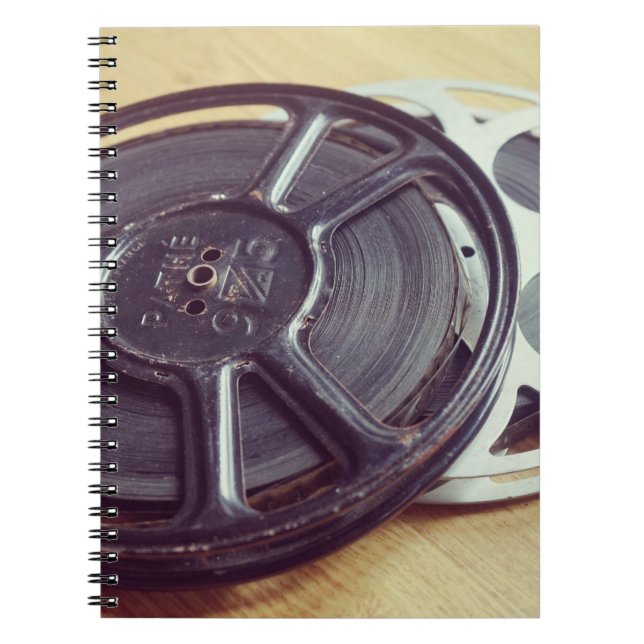 Caderno Espiral Vintage Movie Reel (Frente)
