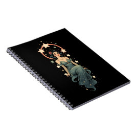 CADERNO ESPIRAL VINTAGE MULHER