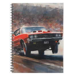 Caderno Espiral Vintage Musculoso Carro