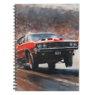 Caderno Espiral Vintage Musculoso Carro