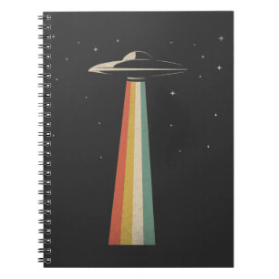 Caderno Espiral Vintage OFO - Alienígena de Rapto - Navio