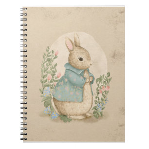 Caderno Espiral vintage peter coelho com flores notebook