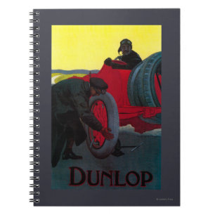 Caderno Espiral Vintage PosterEurope de Dunlop