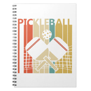 Caderno Espiral Vintage Retro Pickleball