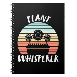 Caderno Espiral Vintage Retro Whisperer da Planta