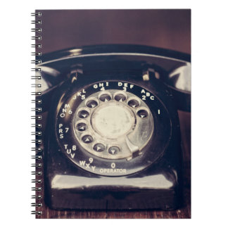 Caderno Espiral Vintage Rotary Phone