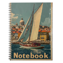 Caderno Espiral Vintage Sailing Boat Lisboa