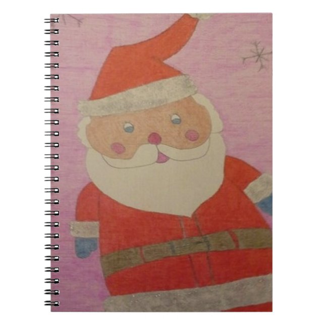 Caderno Espiral Vintage Santa Claus (Frente)