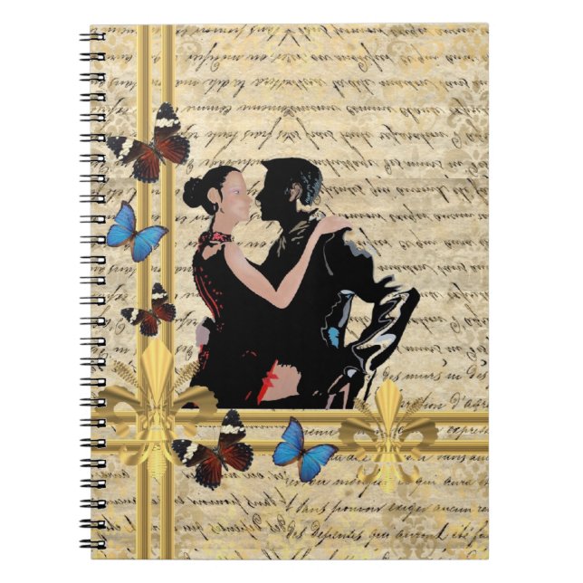 Caderno Espiral Vintage tango (Frente)
